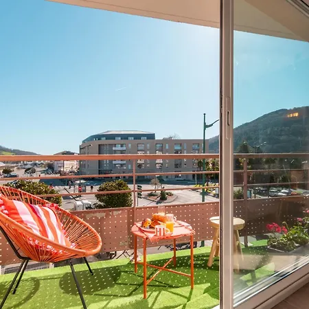 Cosy 2-3 Pers, Balcon, Parking Privé, Clim, Wifi - 15 Min Sanctuaire Appartamento *