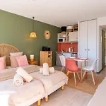 Cosy 2-3 Pers, Balcon, Parking Prive, Clim, Wifi - 15 Min Sanctuaire Apartman *